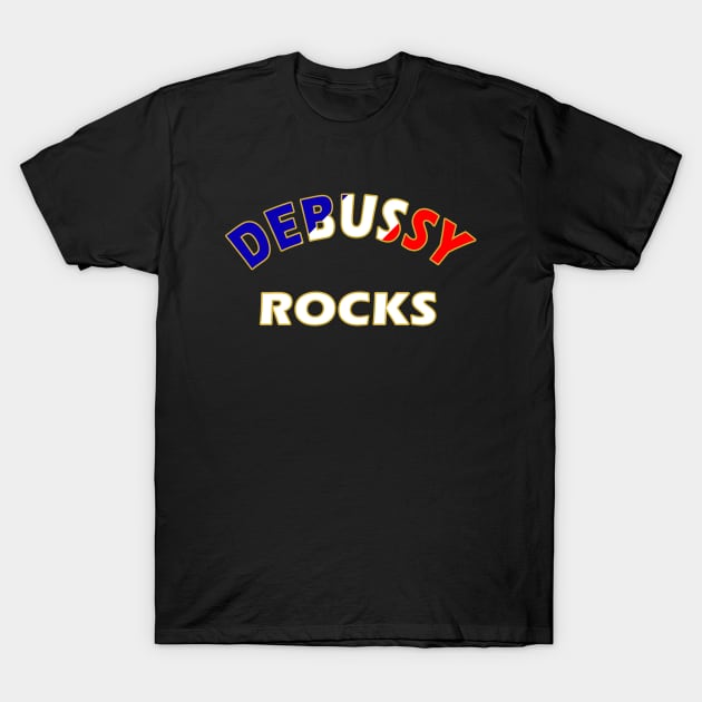 Debussy Rocks T-Shirt by Lyvershop